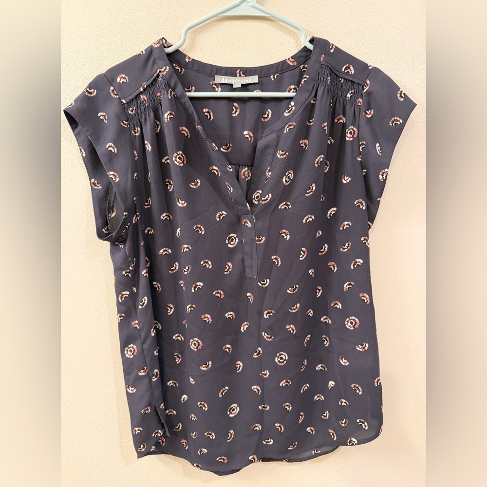Daniel Rainn Grey-Blue Blouse
